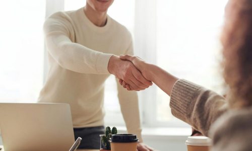 shake hands